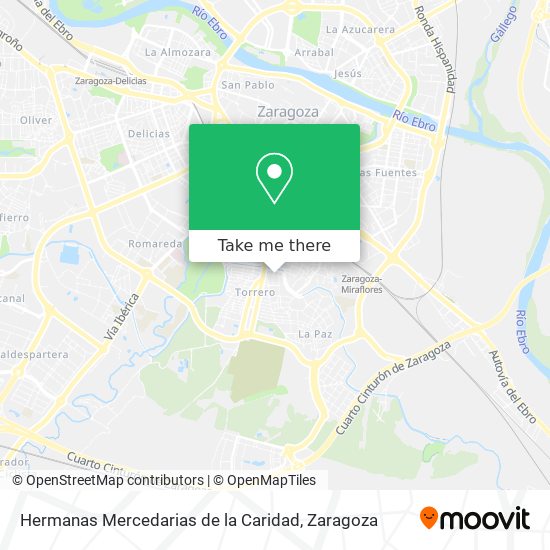 Hermanas Mercedarias de la Caridad map