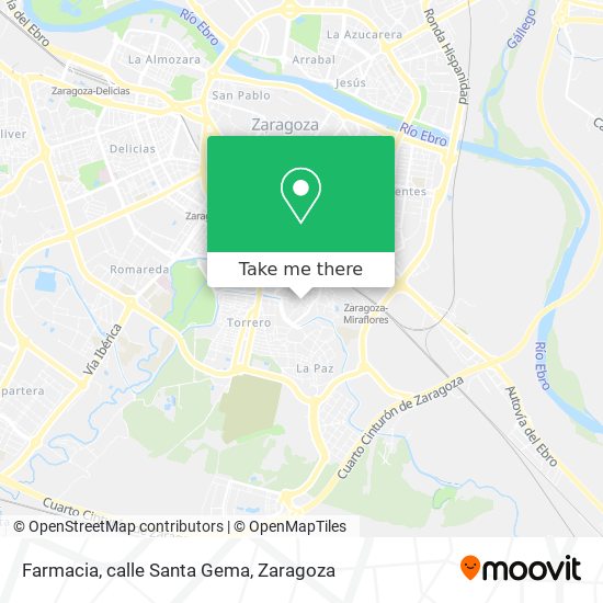 Farmacia, calle Santa Gema map