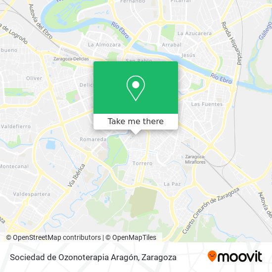 Sociedad de Ozonoterapia Aragón map