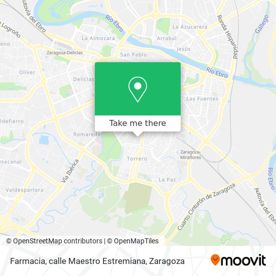 Farmacia, calle Maestro Estremiana map
