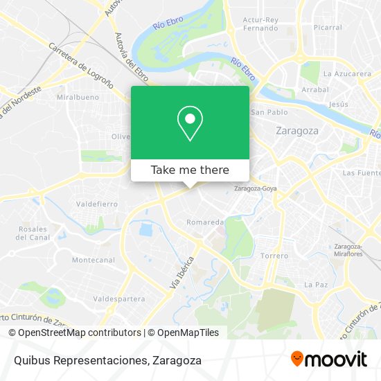 Quibus Representaciones map