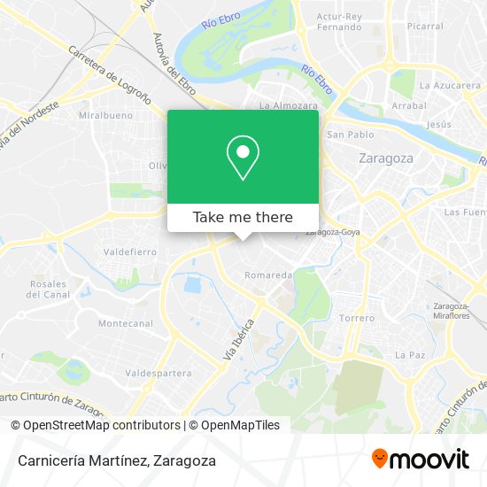Carnicería Martínez map
