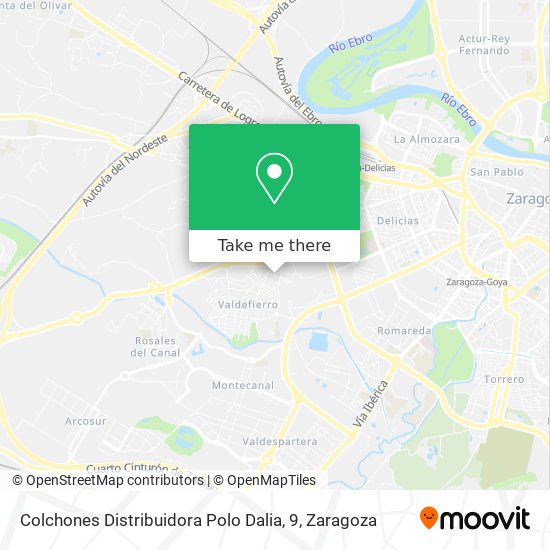 Colchones Distribuidora Polo Dalia, 9 map