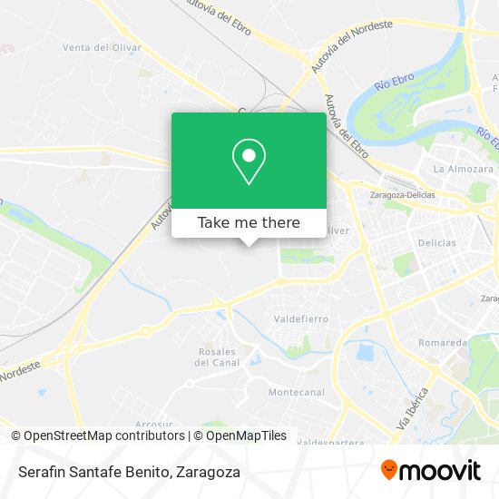 Serafin Santafe Benito map