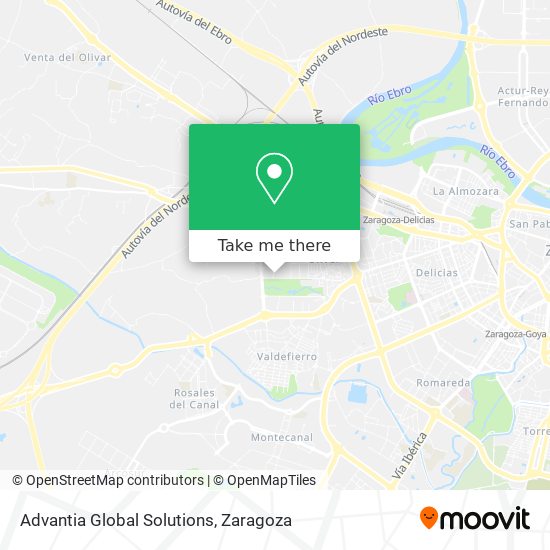 Advantia Global Solutions map