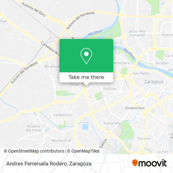 Andres Ferreruela Rodero map