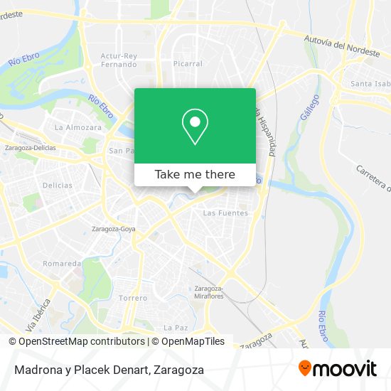 Madrona y Placek Denart map