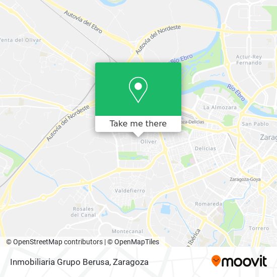 Inmobiliaria Grupo Berusa map