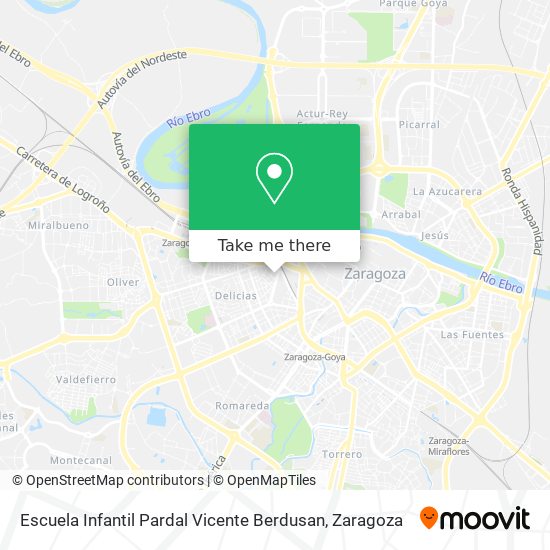 Escuela Infantil Pardal Vicente Berdusan map