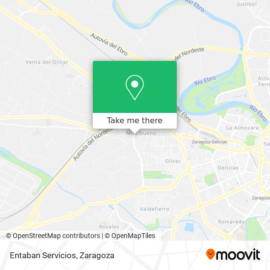 Entaban Servicios map