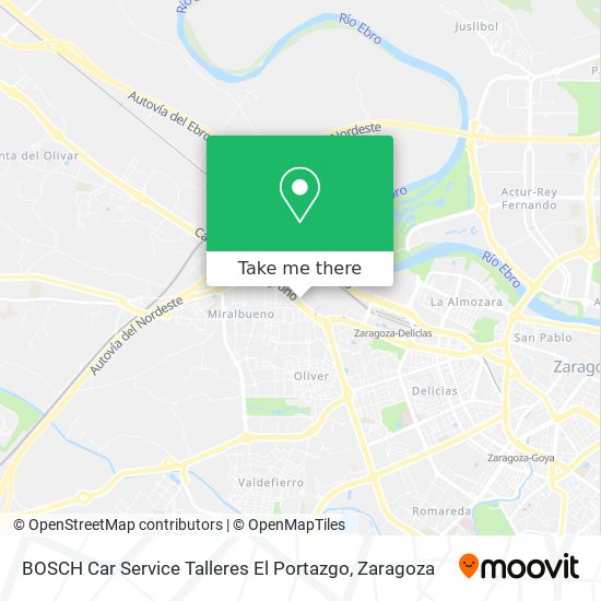 BOSCH Car Service Talleres El Portazgo map