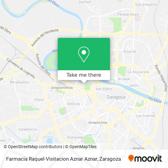 Farmacia Raquel-Visitacion Aznar Aznar map