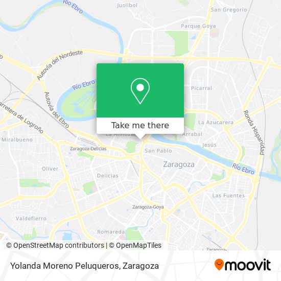Yolanda Moreno Peluqueros map