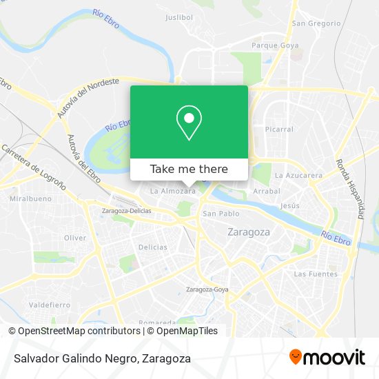 Salvador Galindo Negro map