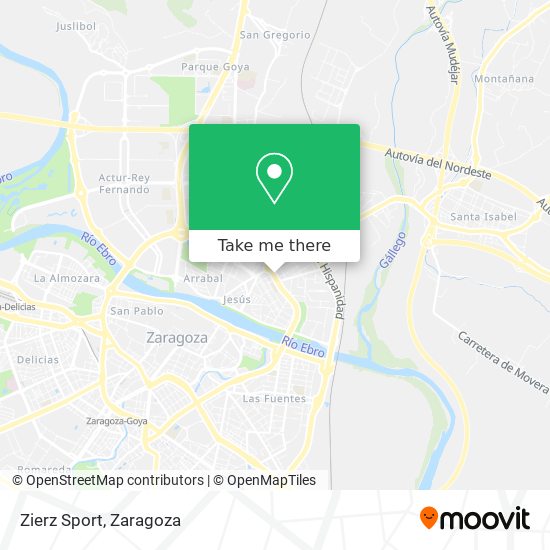 Zierz Sport map