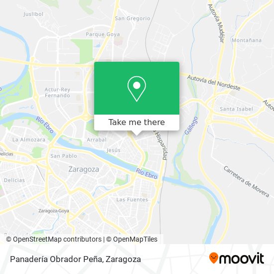 Panadería Obrador Peña map