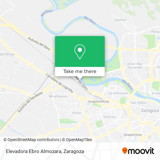 Elevadora Ebro Almozara map