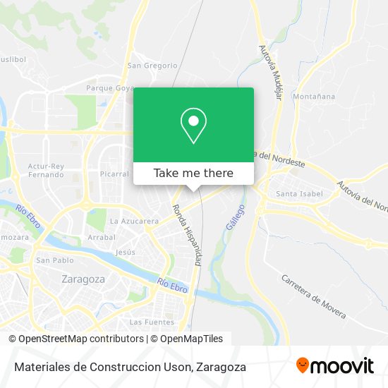 mapa Materiales de Construccion Uson