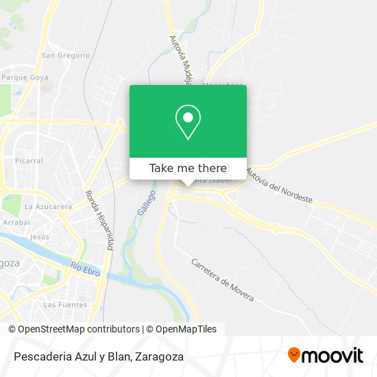 Pescaderia Azul y Blan map