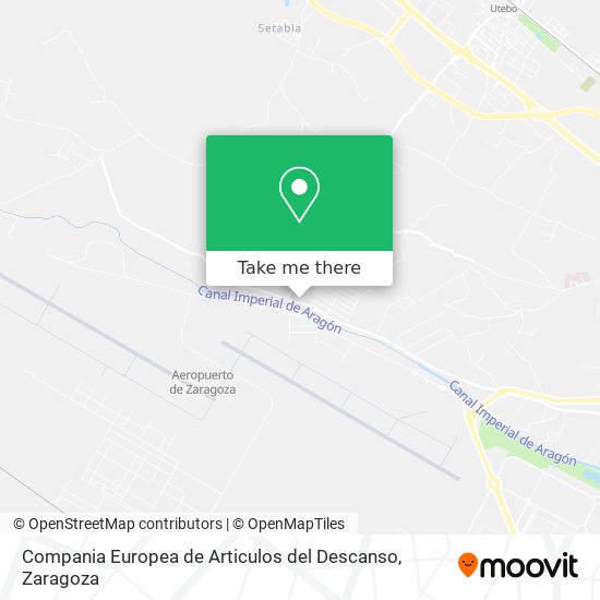 Compania Europea de Articulos del Descanso map