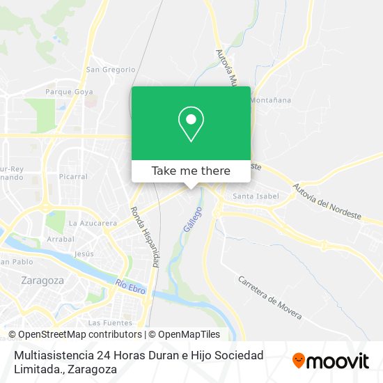 Multiasistencia 24 Horas Duran e Hijo Sociedad Limitada. map