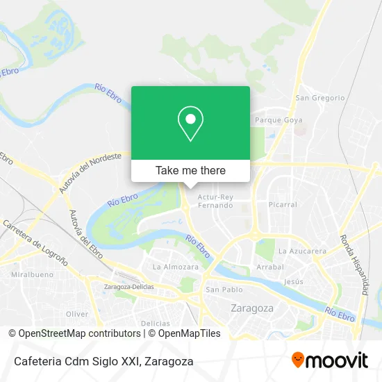 Cafeteria Cdm Siglo XXI map