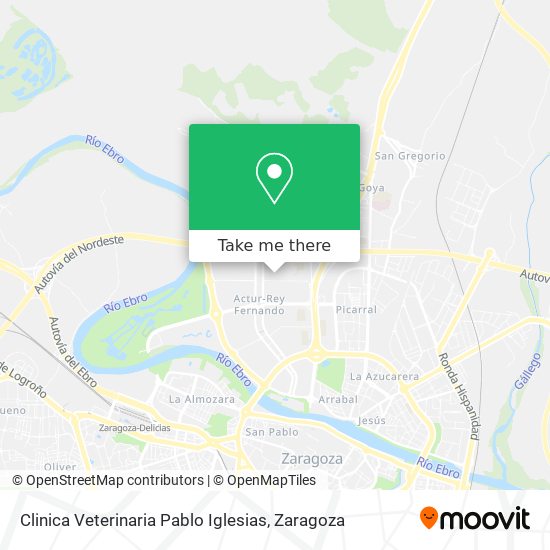 Clinica Veterinaria Pablo Iglesias map