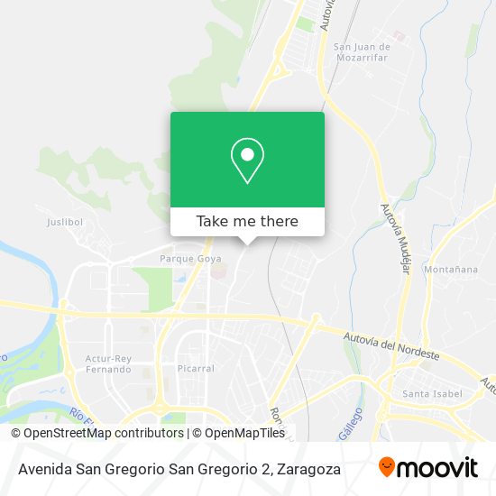 Avenida San Gregorio San Gregorio 2 map