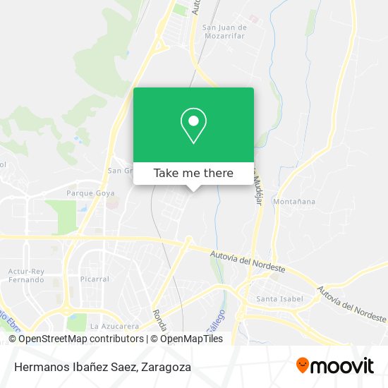 Hermanos Ibañez Saez map