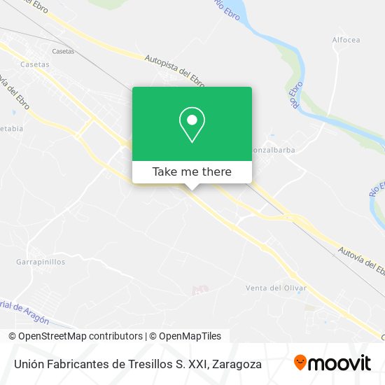 Unión Fabricantes de Tresillos S. XXI map