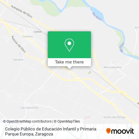 Colegio Público de Educación Infantil y Primaria Parque Europa map
