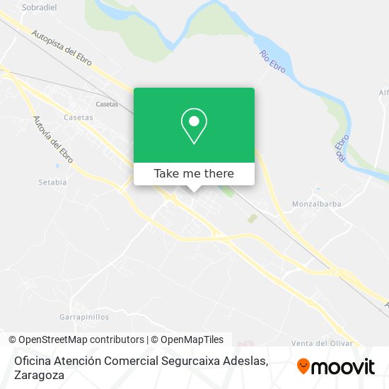 Oficina Atención Comercial Segurcaixa Adeslas map