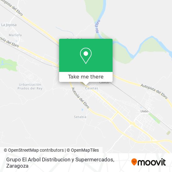 Grupo El Arbol Distribucion y Supermercados map