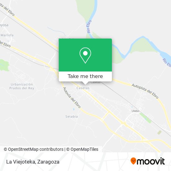 La Viejoteka map