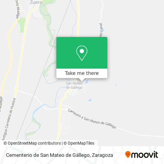 Cementerio de San Mateo de Gállego map
