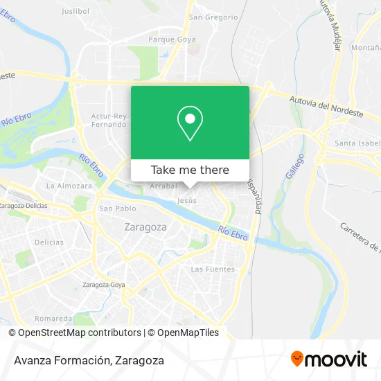 mapa Avanza Formación