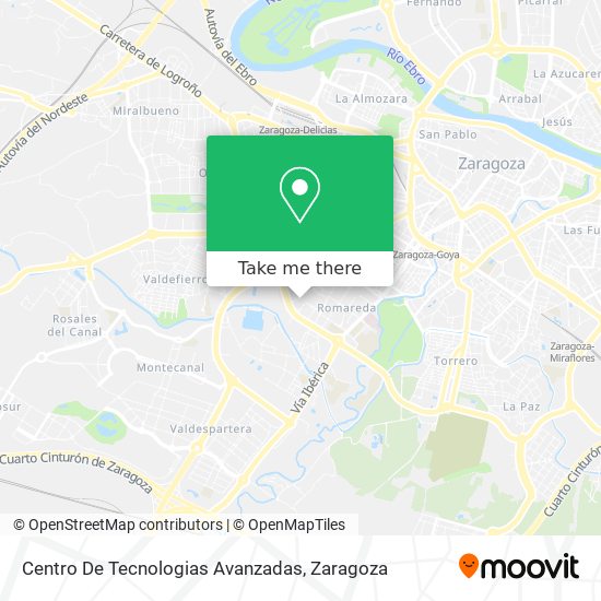 Centro De Tecnologias Avanzadas map