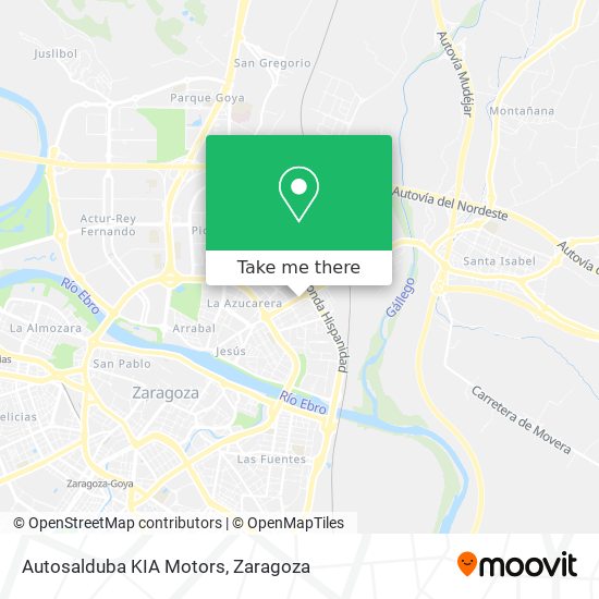 Autosalduba KIA Motors map