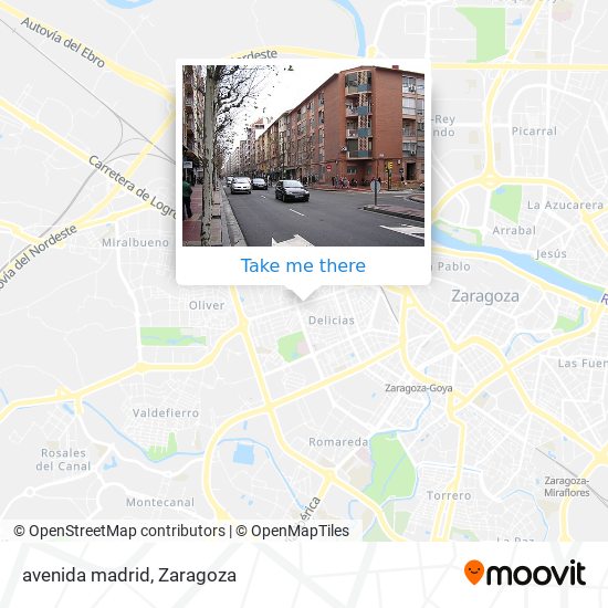 avenida madrid map