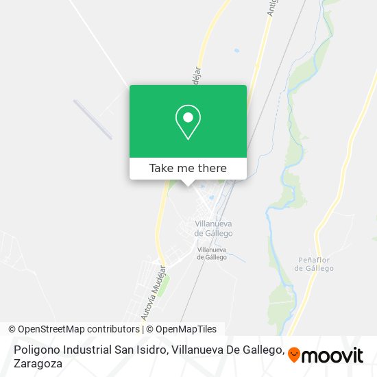 mapa Poligono Industrial San Isidro, Villanueva De Gallego