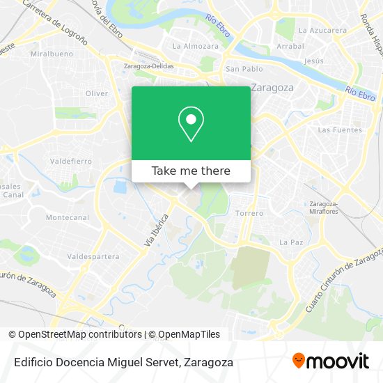Edificio Docencia Miguel Servet map