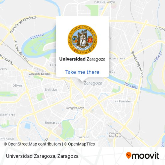 mapa Universidad Zaragoza
