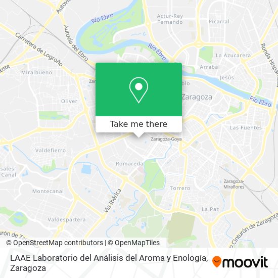 LAAE Laboratorio del Análisis del Aroma y Enología map