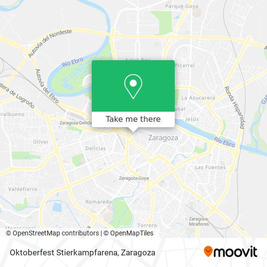 Oktoberfest Stierkampfarena map