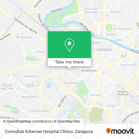 mapa Consultas Externas Hospital Clinico