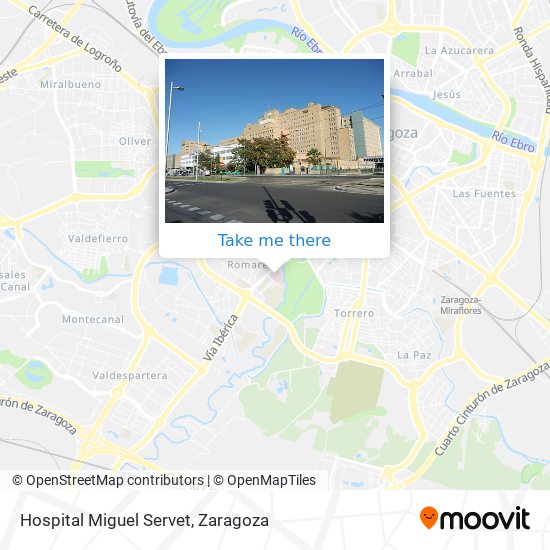 mapa Hospital Miguel Servet