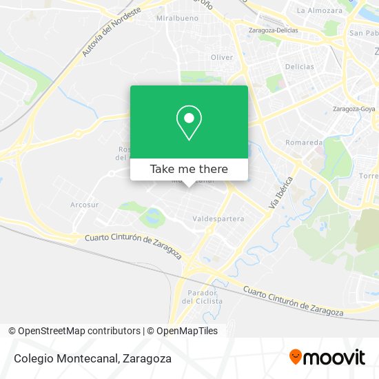 mapa Colegio Montecanal