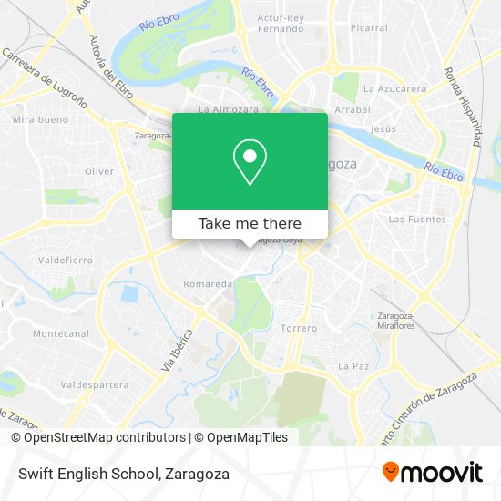 Swift English School map