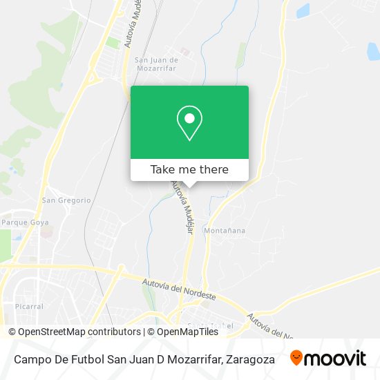 Campo De Futbol San Juan D Mozarrifar map