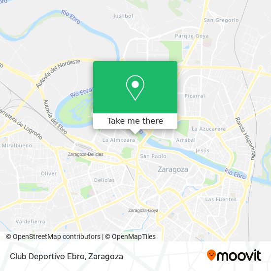 mapa Club Deportivo Ebro